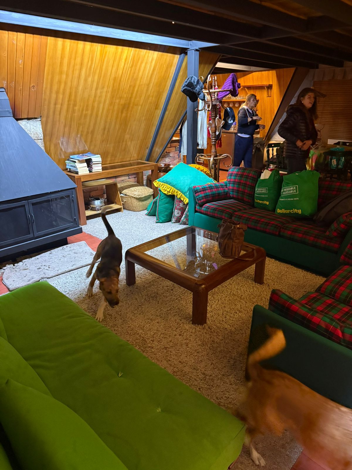 Sala con chimenea